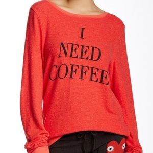I need coffee Wildfox sweater